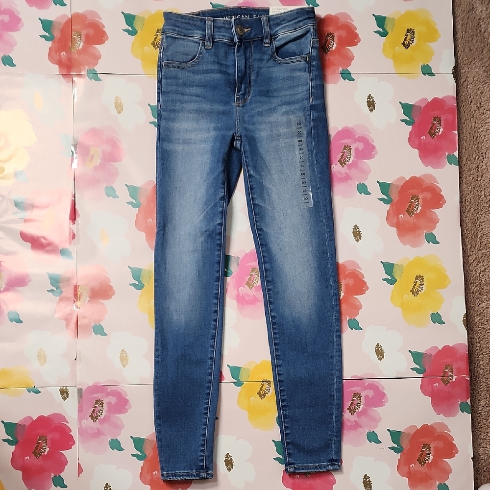 American Eagle Next Level Stretch High Rise Jegging 00 24 Short